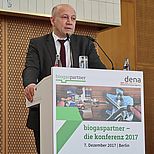 Andreas Kuhlmann auf der Biogaspartner-Konferenz 2017